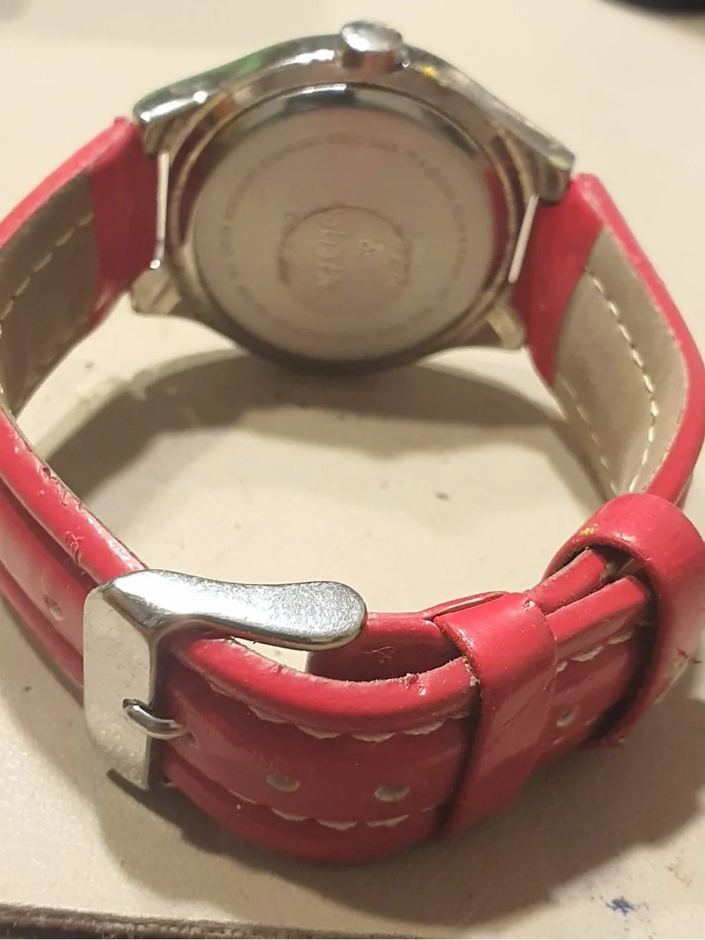 🦋10/$20🦋 David & Goliath Drama Queen Silver/White Leather Women's Watch